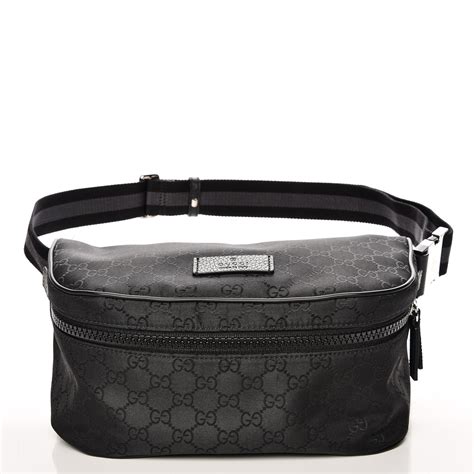 gucci fanny pack dhgate|GUCCI Nylon Monogram Fanny Pack Belt Bag Black.